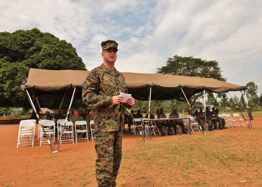 Marines, Sailors complete training in Uganda