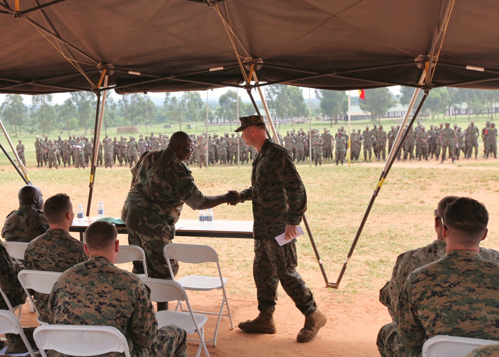 Marines, Sailors complete training in Uganda