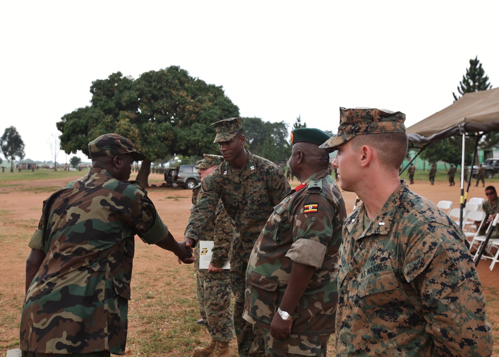 Marines, Sailors complete training in Uganda