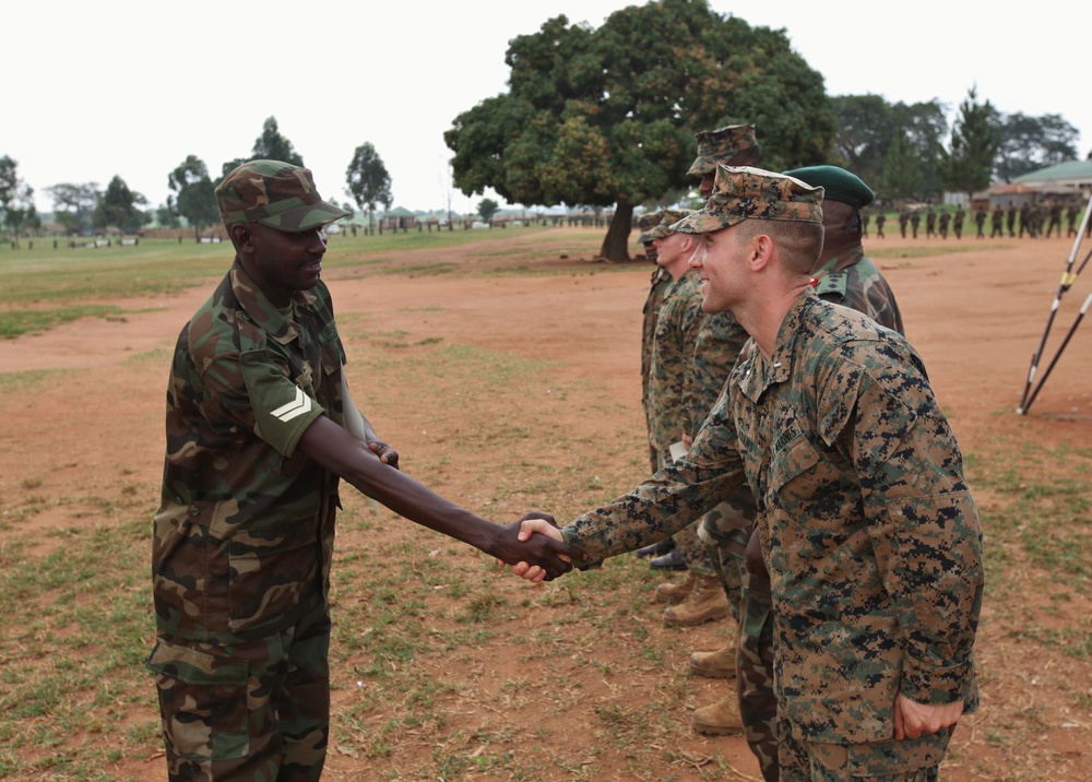 Marines, Sailors complete training in Uganda