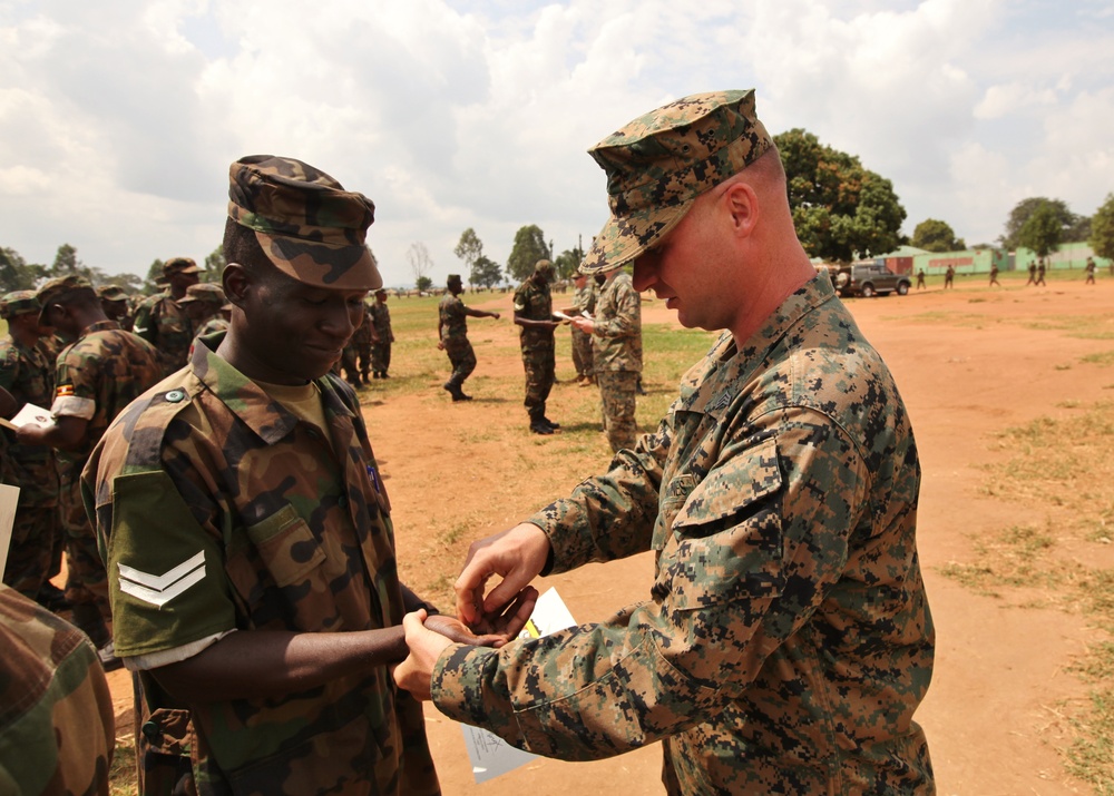 Marines, Sailors complete training in Uganda