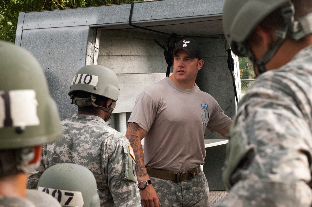 Air Assault course at Camp Blanding Joint Training Center nears completion with rappel test