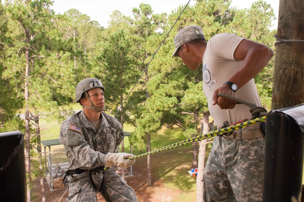 Air Assault course at Camp Blanding Joint Training Center nears completion with rappel test