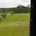 Air Assault students rappel from Black Hawk