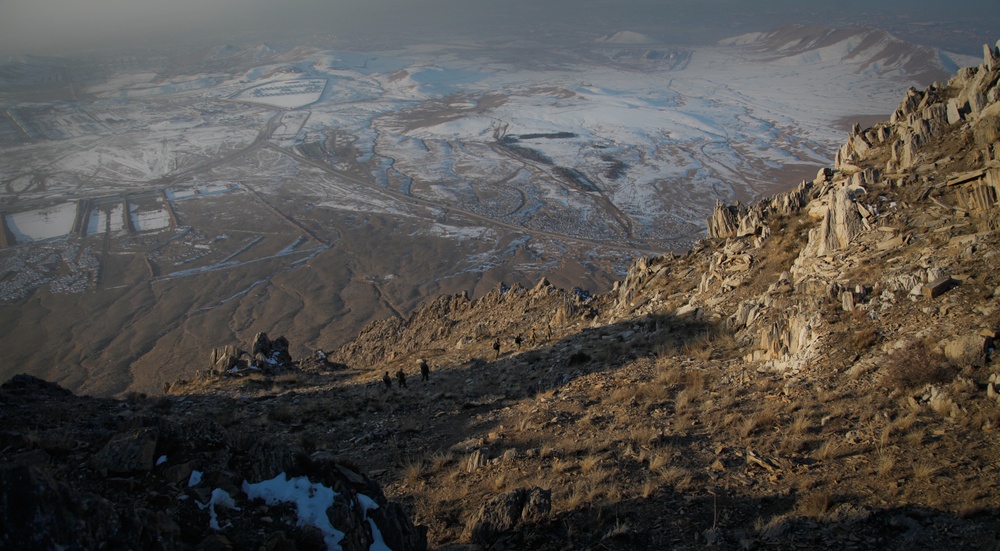 Climbing Ghar Mountain in Kabul province