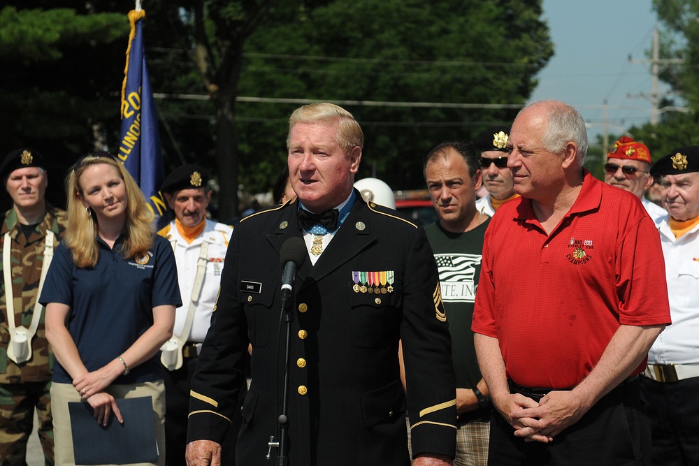 Medal of Honor recipient speaks at Independence Day parade