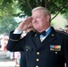 Medal of Honor recipient renders a salute