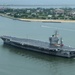 USS Dwight D. Eisenhower arrives at Naval Station Norfolk