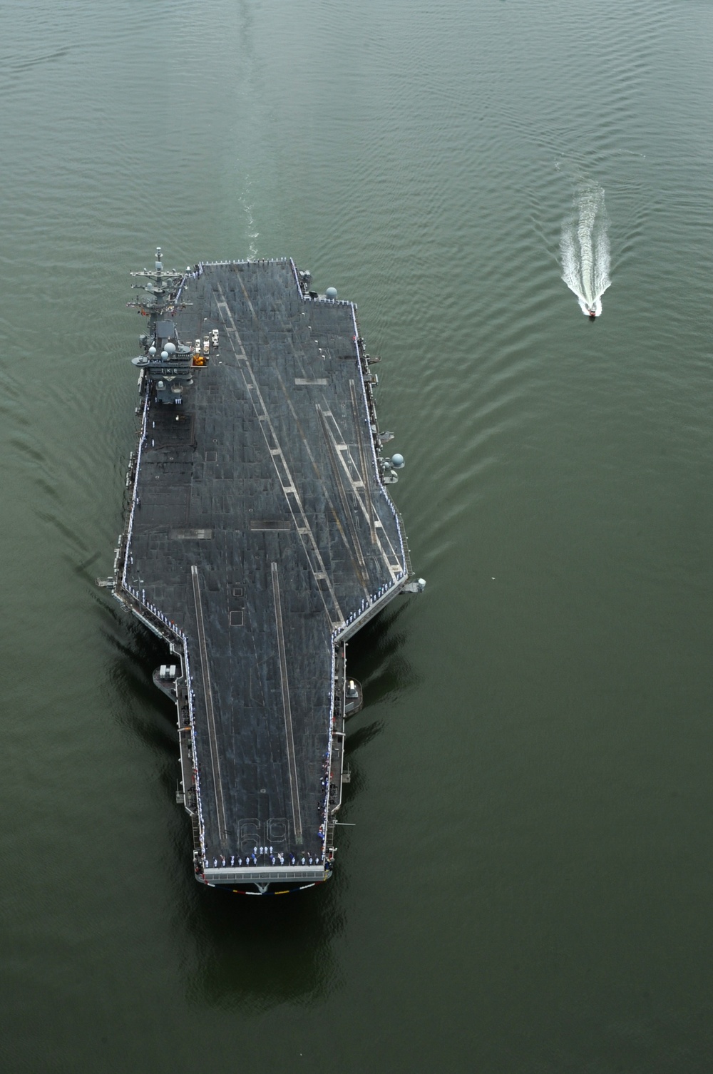 USS Dwight D. Eisenhower arrives at Naval Station Norfolk