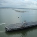 USS Dwight D. Eisenhower arrives at Naval Station Norfolk