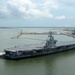 USS Dwight D. Eisenhower arrives at Naval Station Norfolk