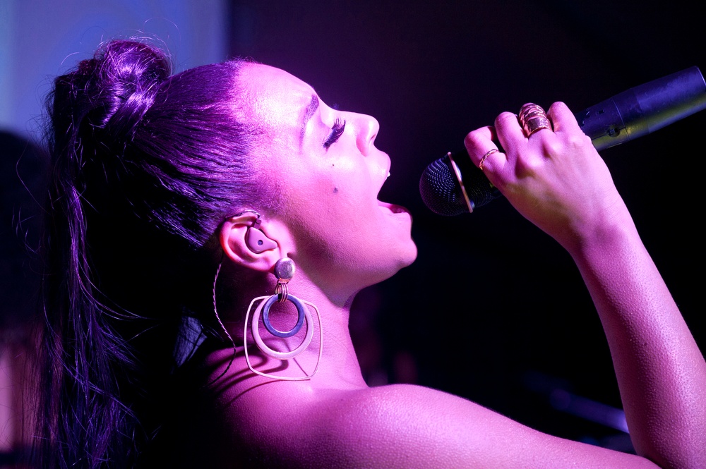 Ashanti performs at TCM on Independence Day
