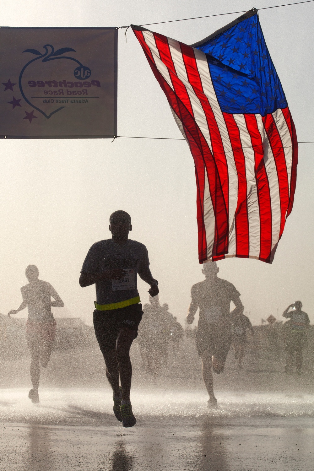 Camp Leatherneck Participates in AJC Peachtree Road Race on the Fourth of July