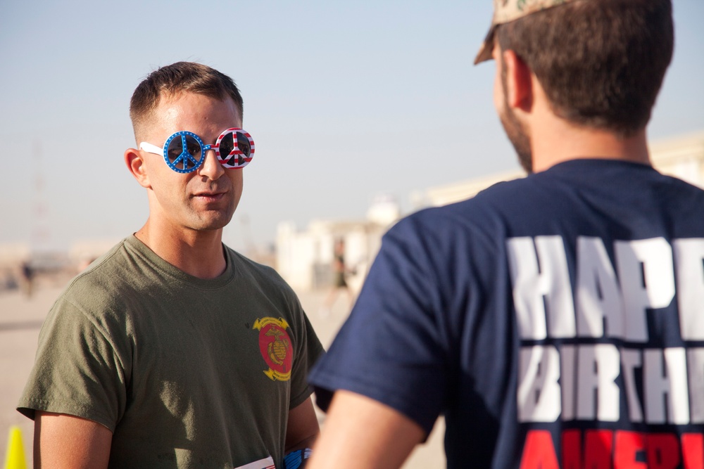 Camp Leatherneck Participates in AJC Peachtree Road Race on the Fourth of July