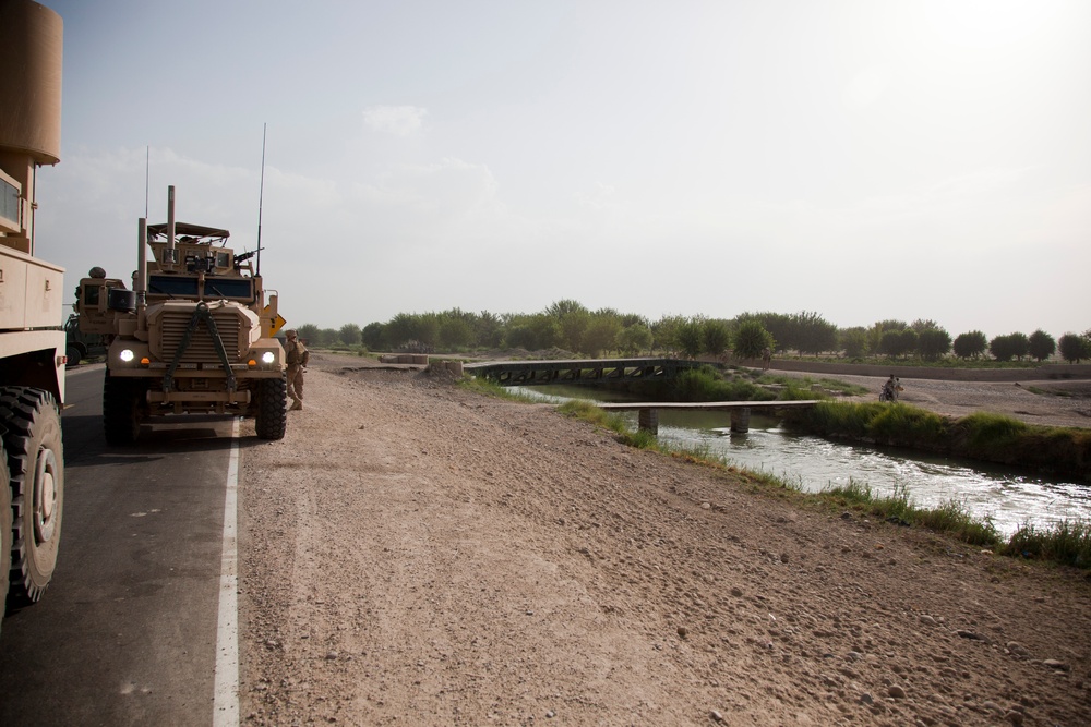 CLR-2 Removes a Bridge in Lashkar Gah