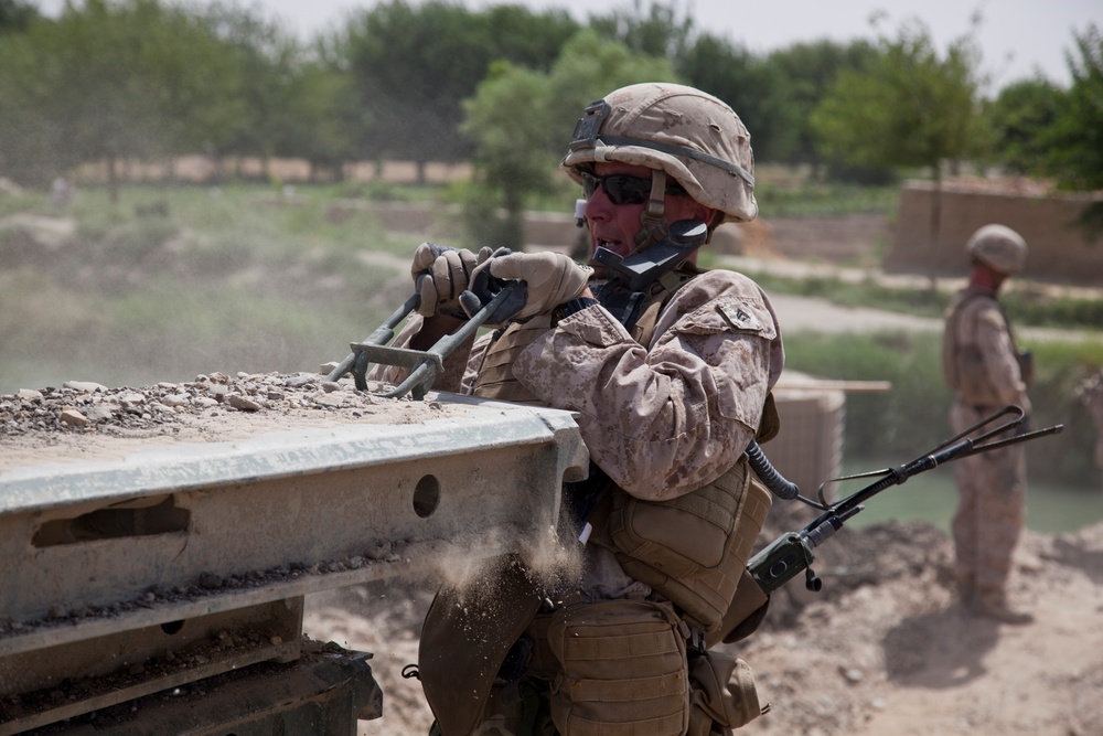 CLR-2 Removes a Bridge in Lashkar Gah