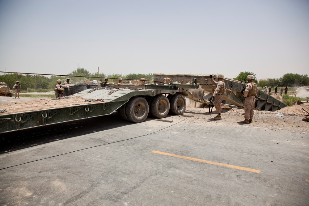 CLR-2 Removes a Bridge in Lashkar Gah