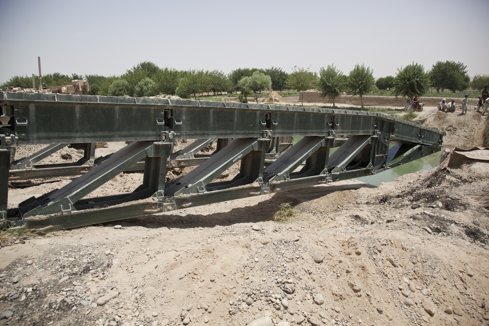 CLR-2 Removes a Bridge in Lashkar Gah