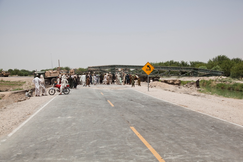 CLR-2 Removes a Bridge in Lashkar Gah