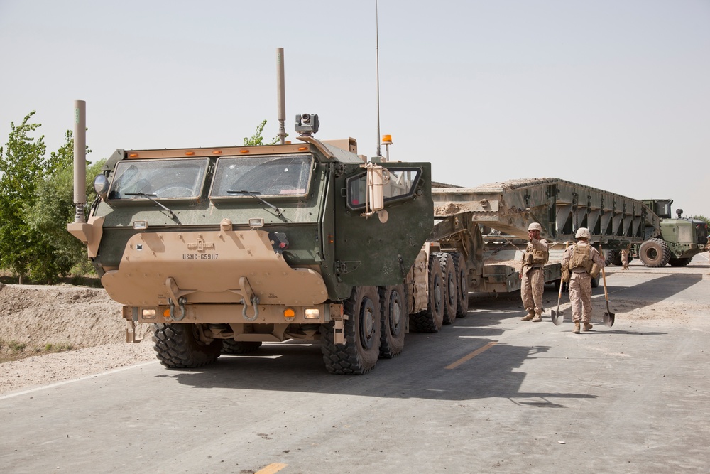 CLR-2 Removes a Bridge in Lashkar Gah