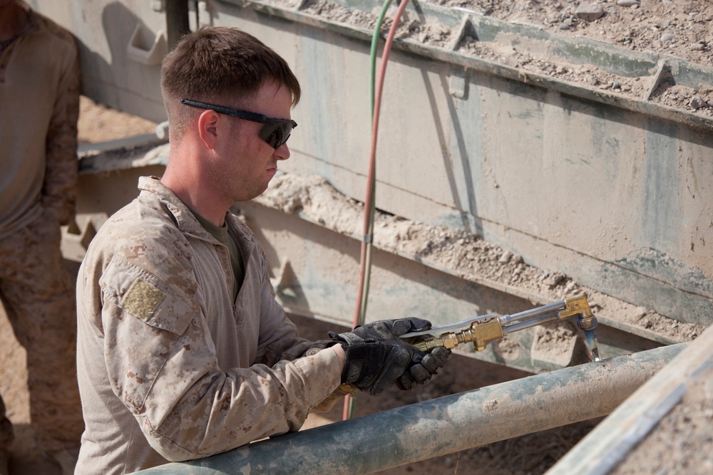 CLR-2 Removes a Bridge in Lashkar Gah