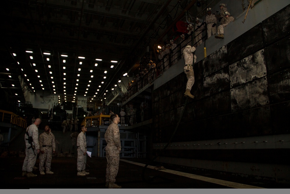 COMPANY L FAST ROPING EXERCISE