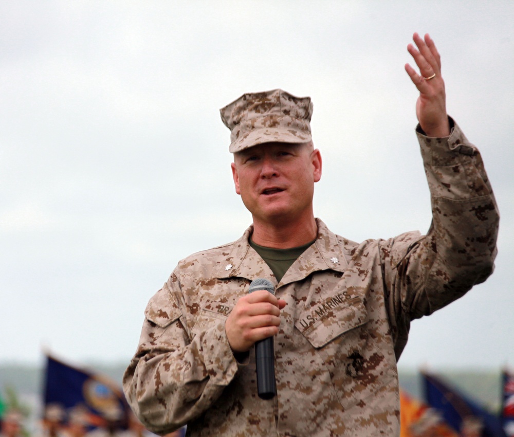 2nd Battalion, 10th Marine Regiment welcomes new commanding officer