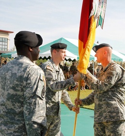 'Gunstone' Brigade passes the guidon