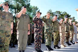 KFOR chief of staff change of responsibility ceremony