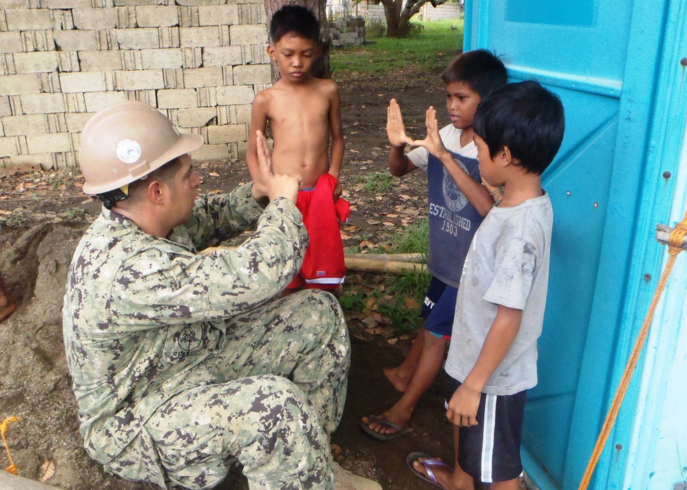 US Navy Seabees in Philippines