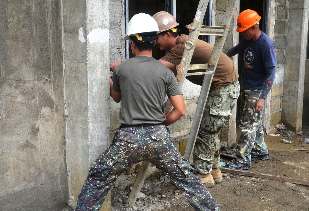 US Navy Seabees in Philippines