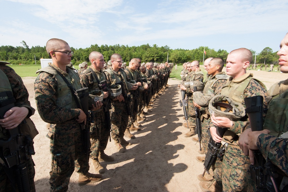 Parris Island recruits introduced to Corps' combat firing