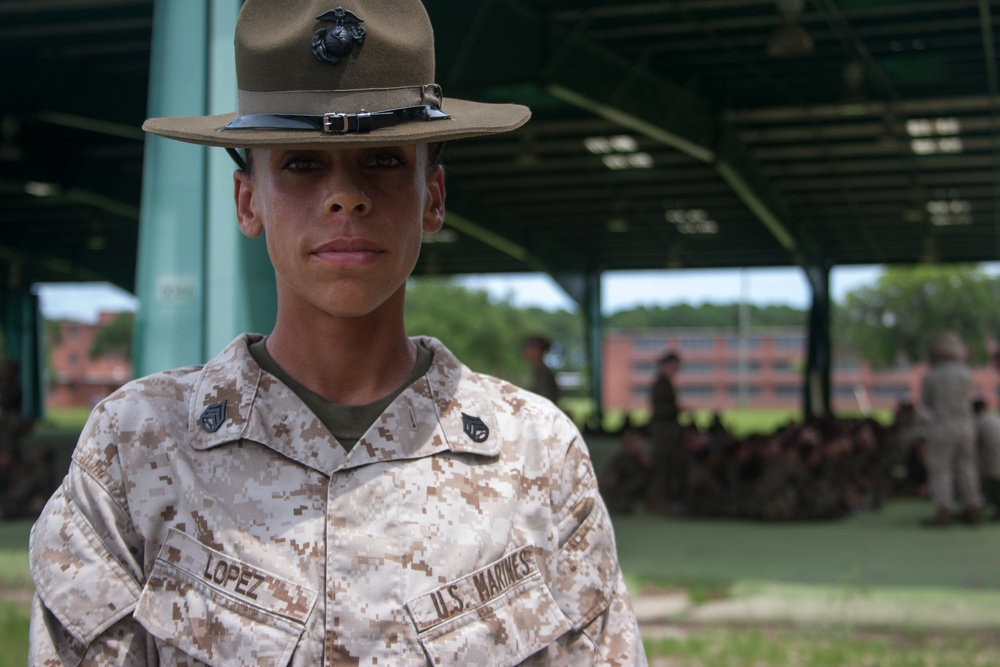 Gulfport, Miss., native a Marine Corps drill instructor on Parris Island