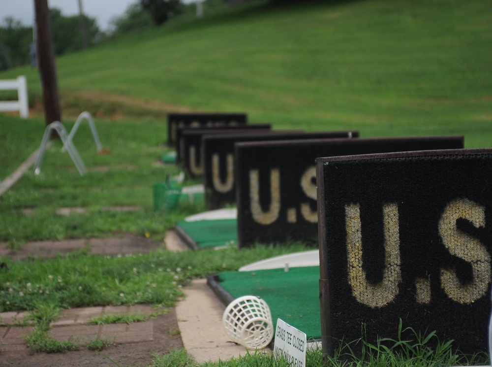 Free driving range tokens for active duty military