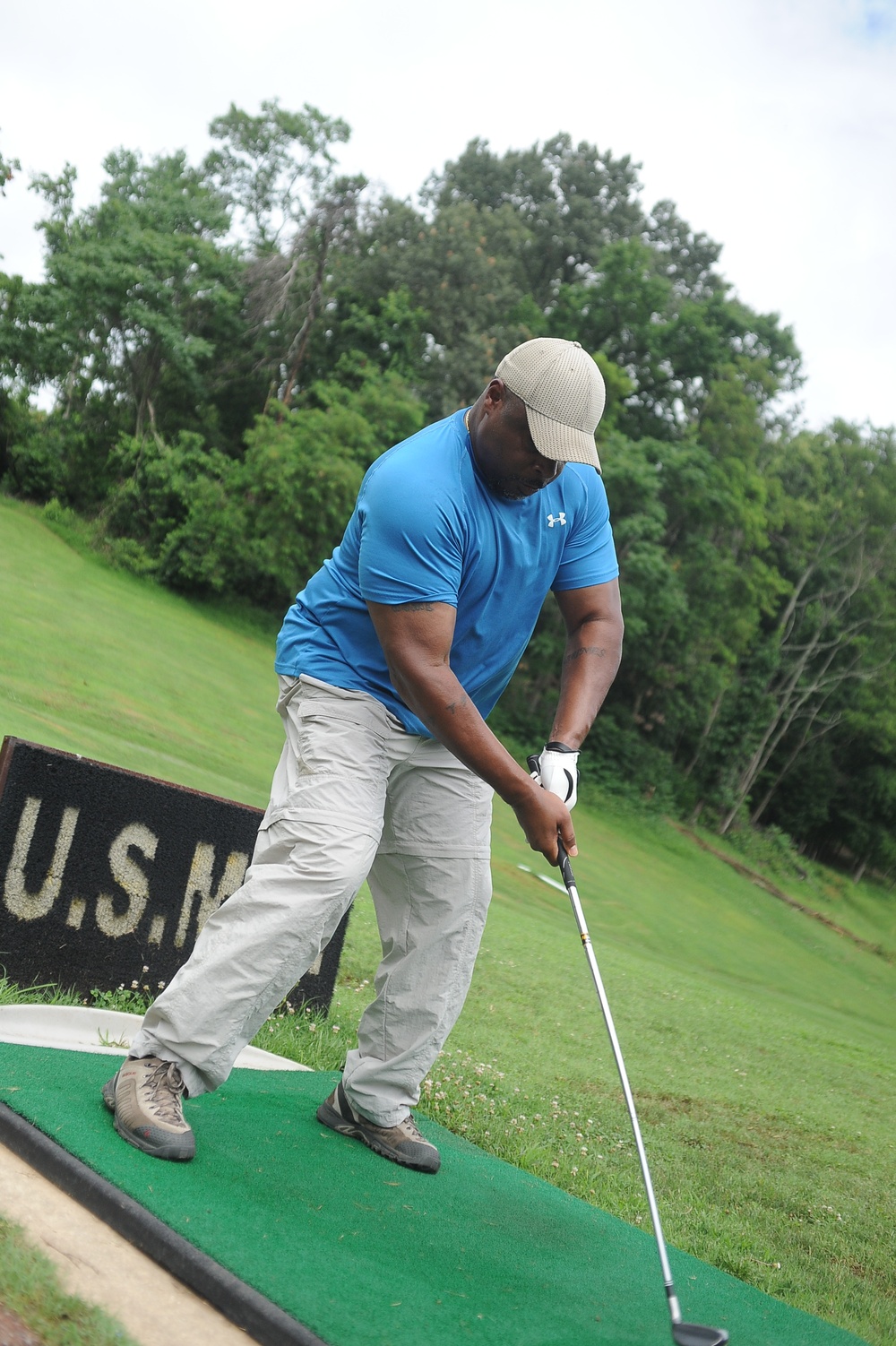 Free driving range tokens for active duty military