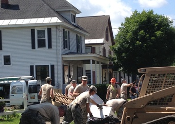New York National Guard responds to Mohawk Valley floods
