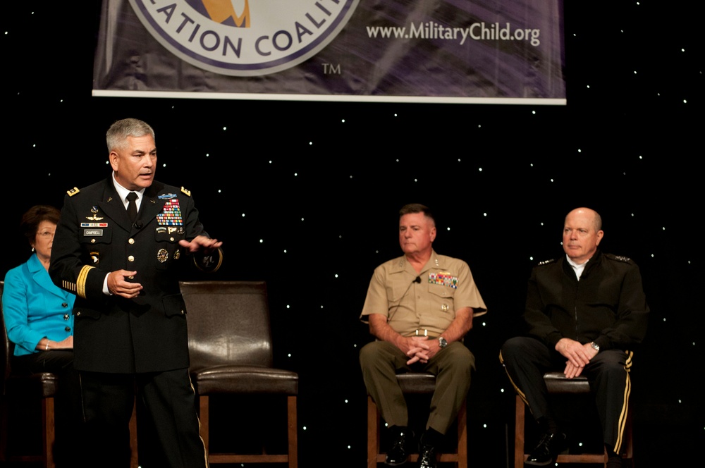 Gen. John F. Campbell speaks at the Military Child Education Coalition 2013 National Training Seminar