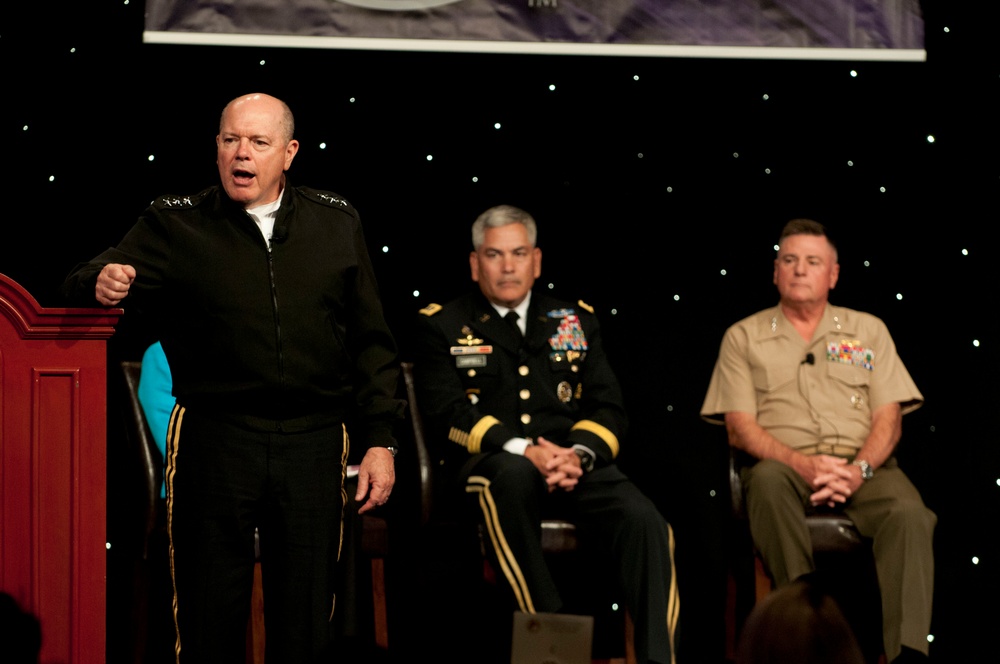 Lt. Gen. William E. Ingram, Jr., speaks at the Military Child Education Coalition 2013 National Training Seminar