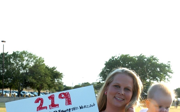 Long Knife soldier returns home to family, new son