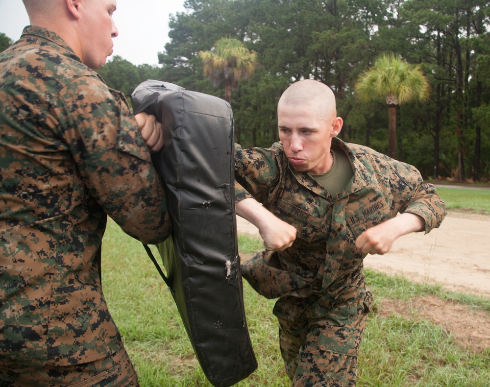 DVIDS - Images - Marine recruits increase endurance during martial arts ...