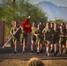 Get it on the left foot: Phoenix Marines go for a little run, just for fun