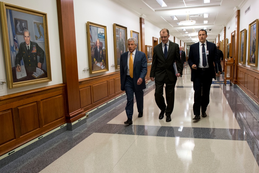 Defense secretary Chuck Hagel