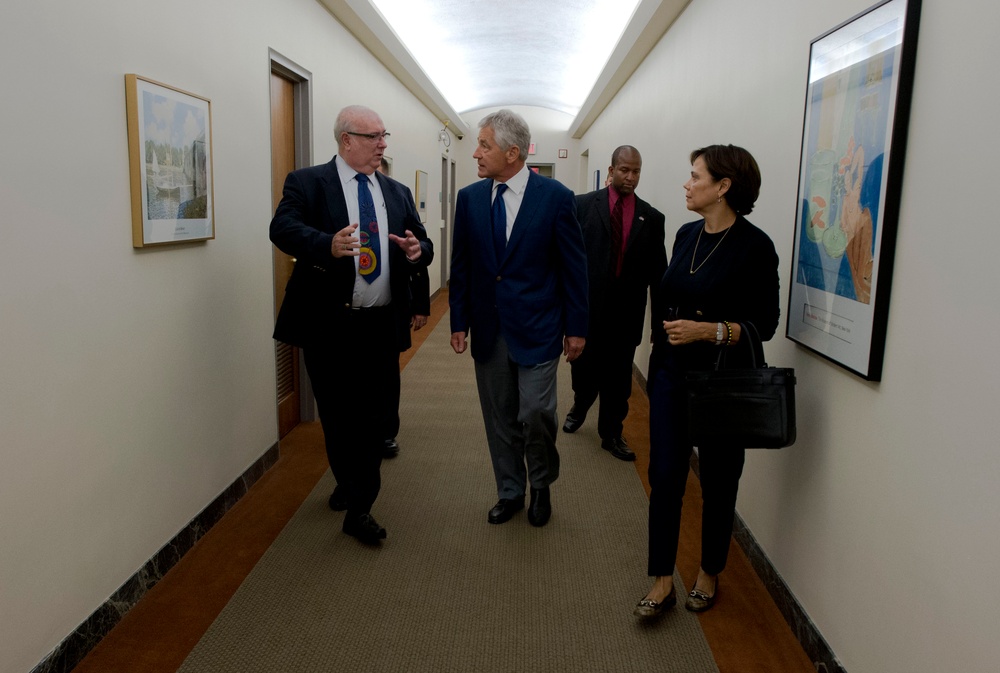 Defense secretary Chuck Hagel