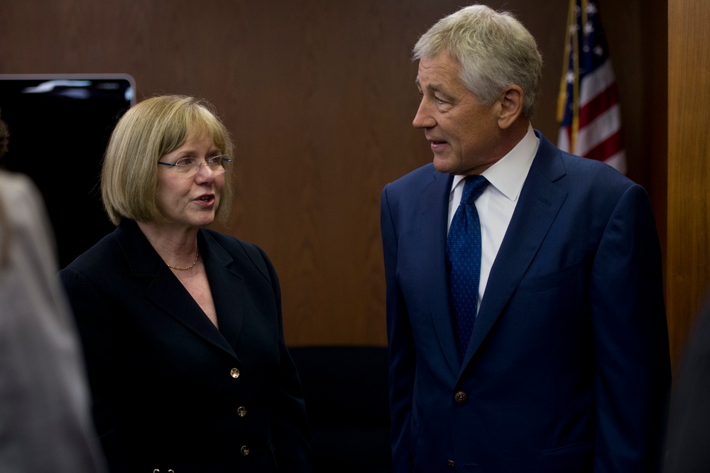Defense secretary Chuck Hagel