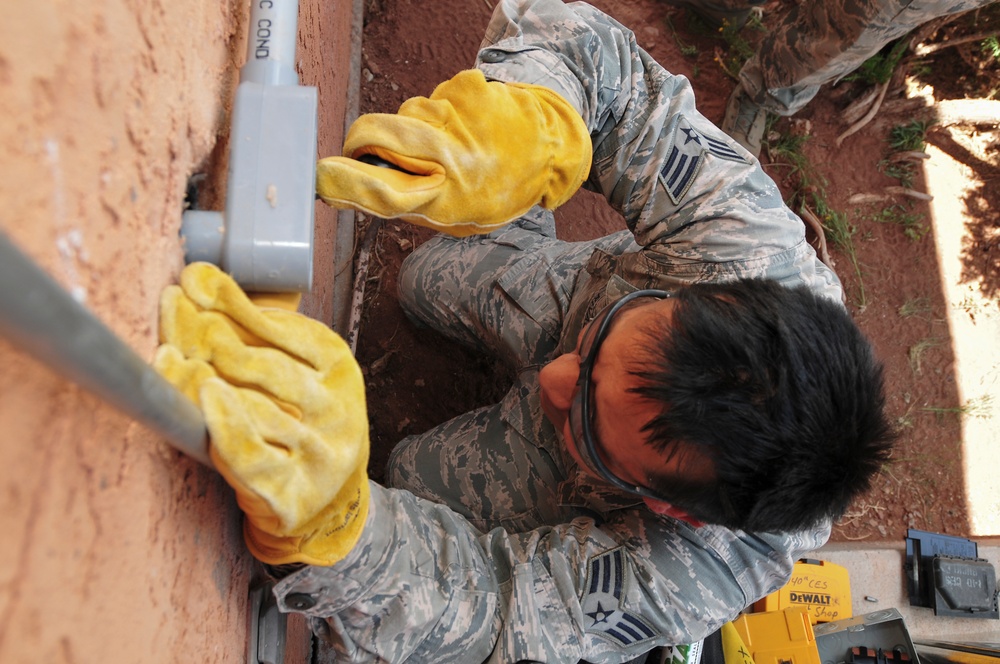 Colorado Air National Guard and Army Reserve members support the SMASE Innovative Readiness Training Program in Window Rock, Ariz.