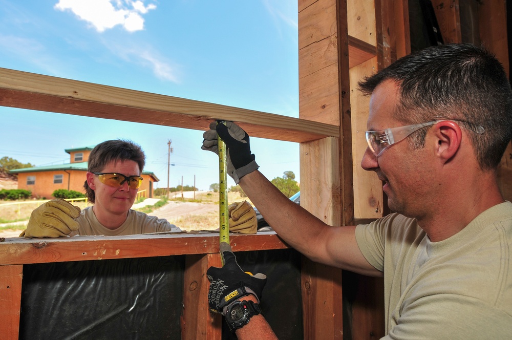Colorado Air National Guard and Army Reserve members support the SMASE Innovative Readiness Training Program in Window Rock, Ariz.