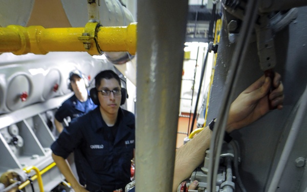 Nimitz sailors at work