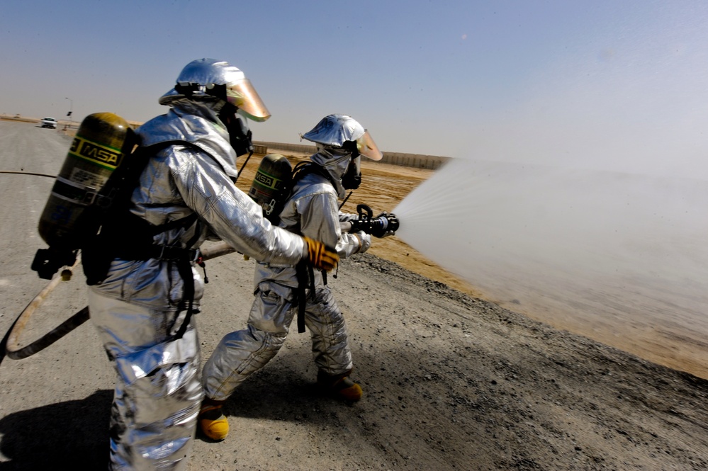 Spray it down