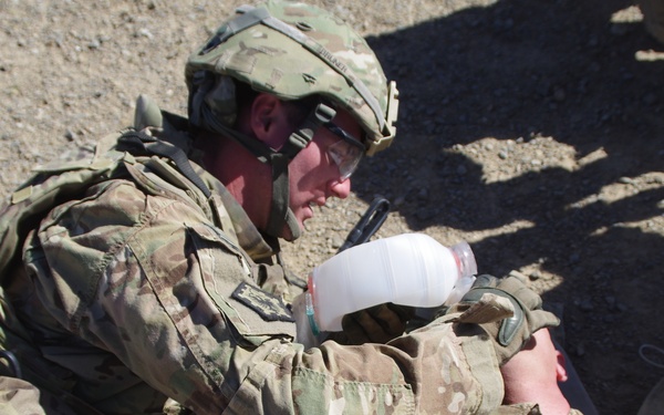864th Engineer Battalion medics train to real life situations while deployed in Afghanistan