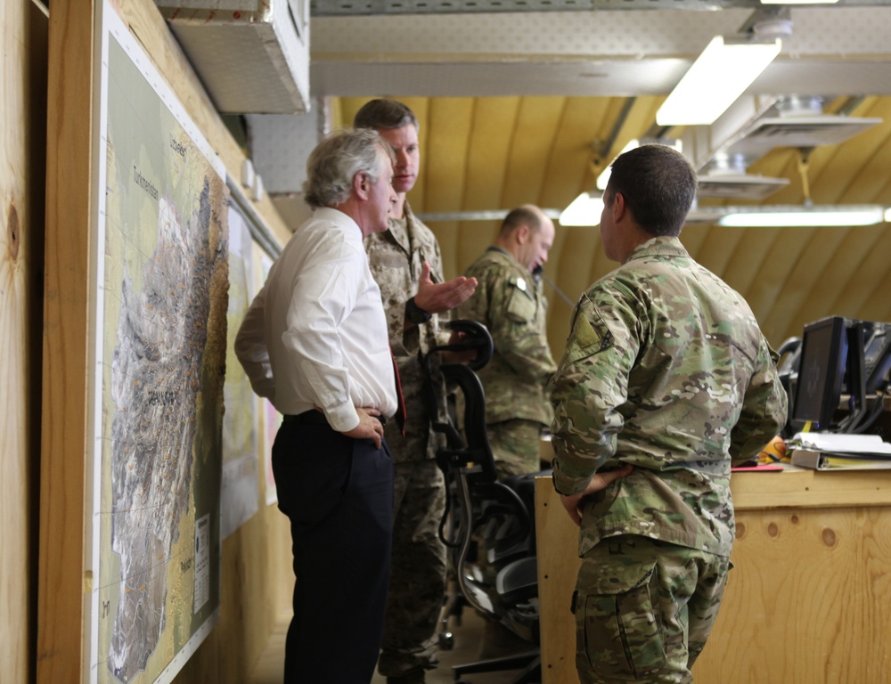 Sen. Bob Corker visits Camp Integrity, Afghanistan